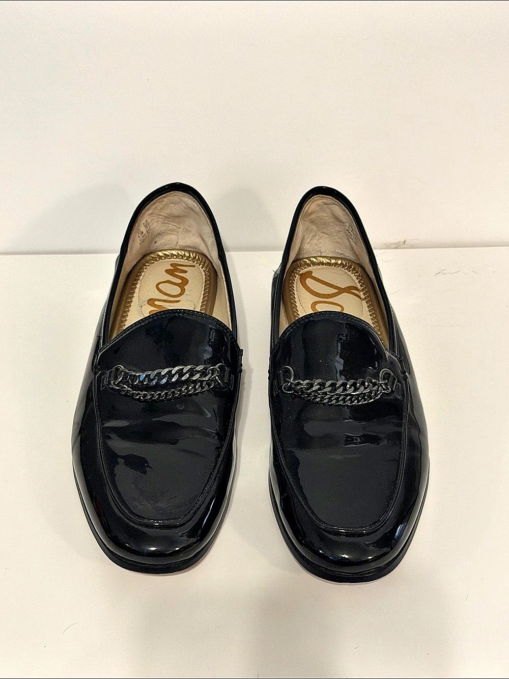 Sam Edelman Loraine Bit Loafer Black Patent US 6
